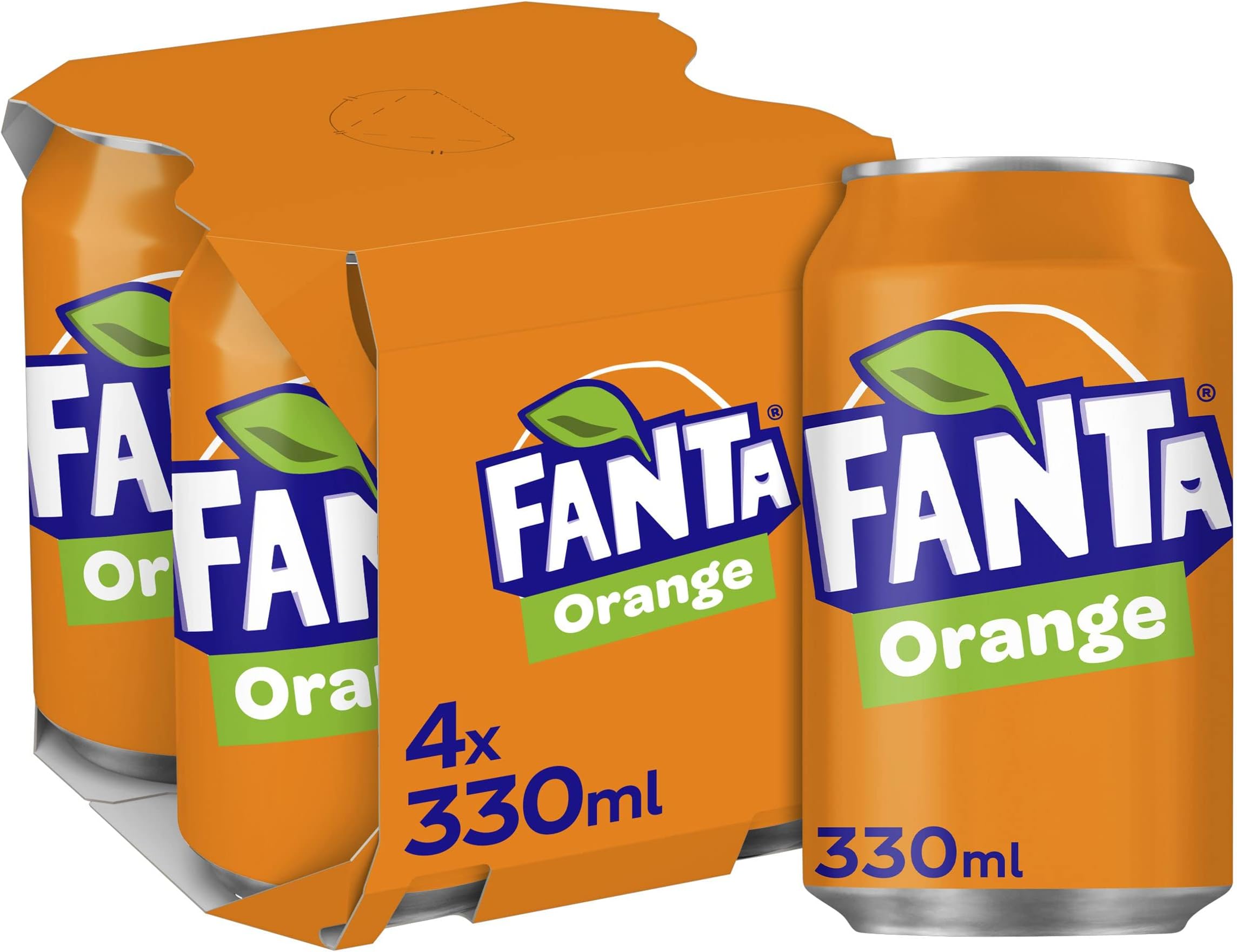 Fanta Orange, 4 x 330 ml