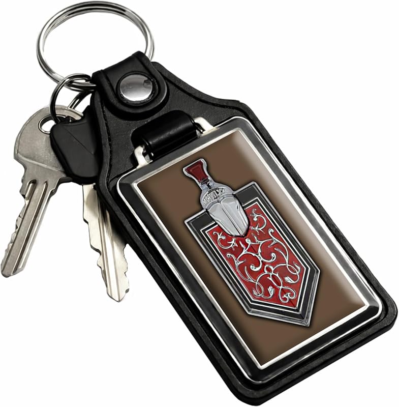 Chaveiro Brotherhood para Monte Carlo, modelos clássicos, com argola metálica e acabamento tipo couro