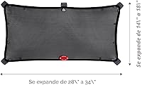 Vista 5 de Munchkin® Brica® Parasol magnético elástico ajustable, Negro, 1 paquete