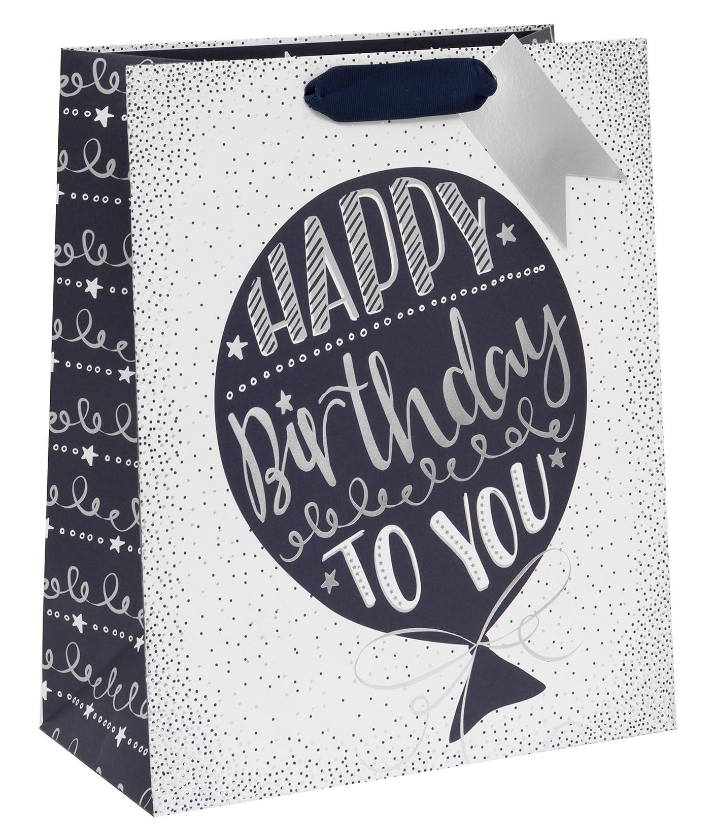 Glick M Large Gift Bag - Birthday Balloon Design - 260 X 315 X 135M