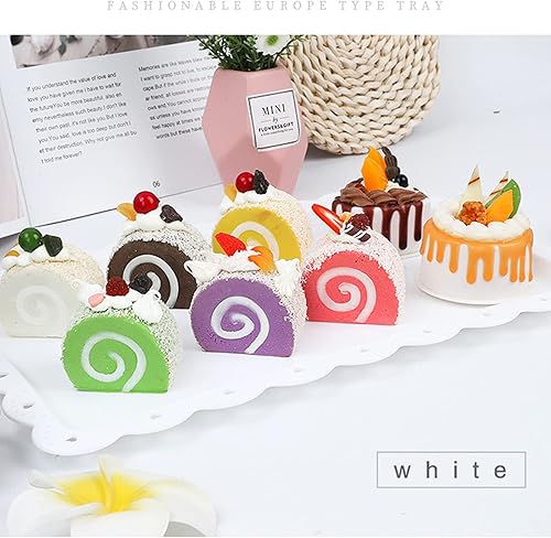 Miniatura 4 de FEOOWV Juego de 5 piezas de soporte para tartas con bandejas de aperitivos, postre de frutas, bandeja de torre para boda, hogar, cumpleaños, fiesta