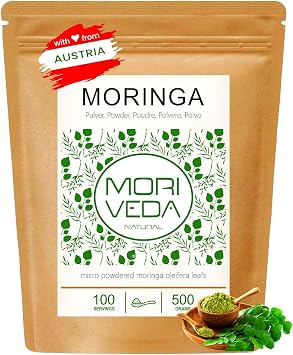 MoriVeda Moringa Powder 500g - Microfine Ground