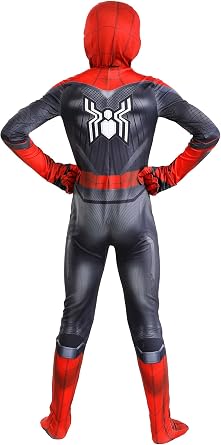 Boy's Marvel Spider-Man Zentai Suit Costume - Web-Slinging Hero Jumpsuit with Mask