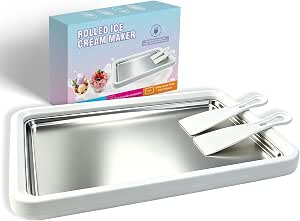 13.8 * 9.5 Inch Extra Large Rolled Ice Cream Maker, Rolled Ice Cream Tray