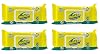 OdoBan Disinfectant and Odor Eliminating Wipes, Air Freshener, 4 Pack, 75 Wipes per Package, Lemon Scent
