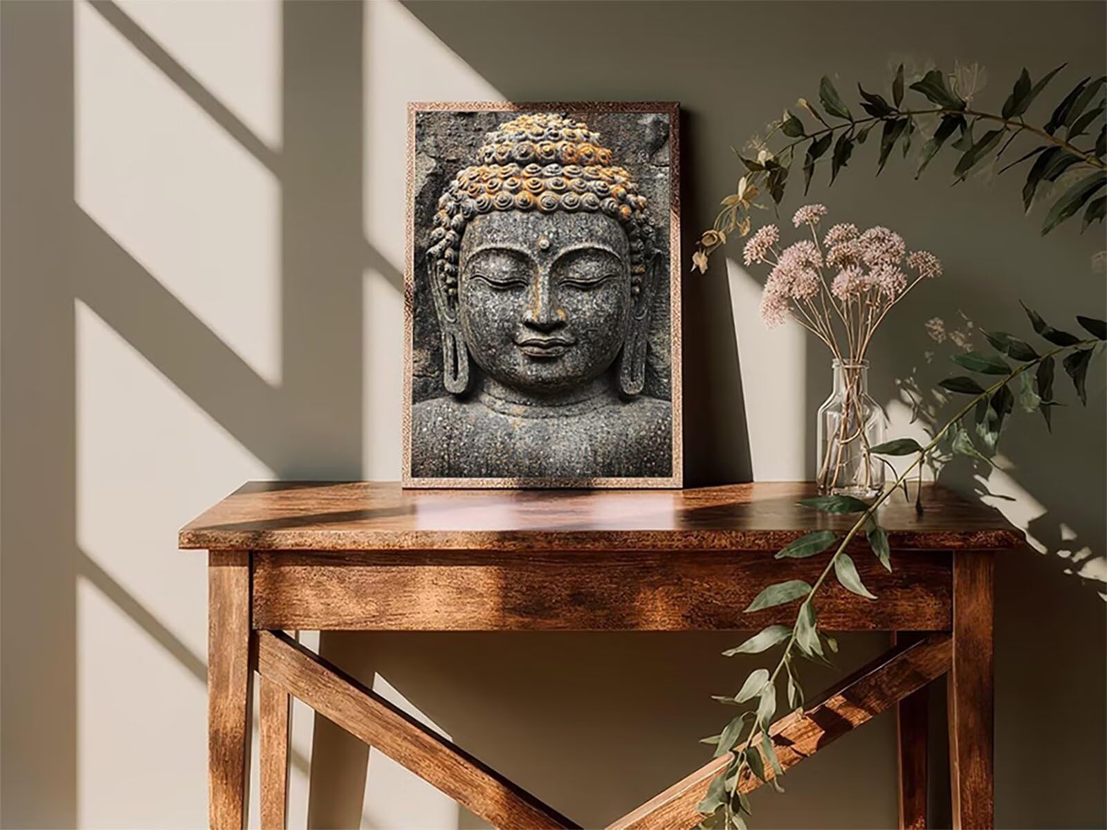 Zen Malowanie po numerach dla dorosłych, DIY abstrakcyjne malowanie według liczb, kreatywne hobby dla dorosłych, malowanie po numerach za pomocą pędzli i akrylu, nowoczesne obrazy do salonu, prezent