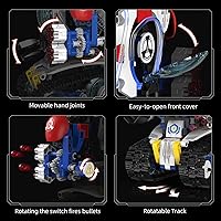 Vista 4 de Robot 5 en 1 para niños de 8 a 12 años, control remoto y robótica programable por APP, juguetes de codificación visual - kit educativo de ciencias