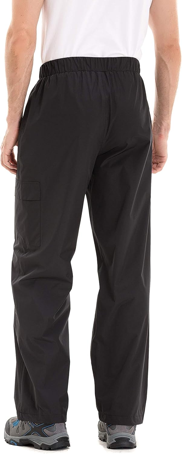 TRAILSIDE SUPPLY CO. Men's Snow Rain Pants Basic Insulated Workout Pants,Waterproof,Windproof - Image 6
