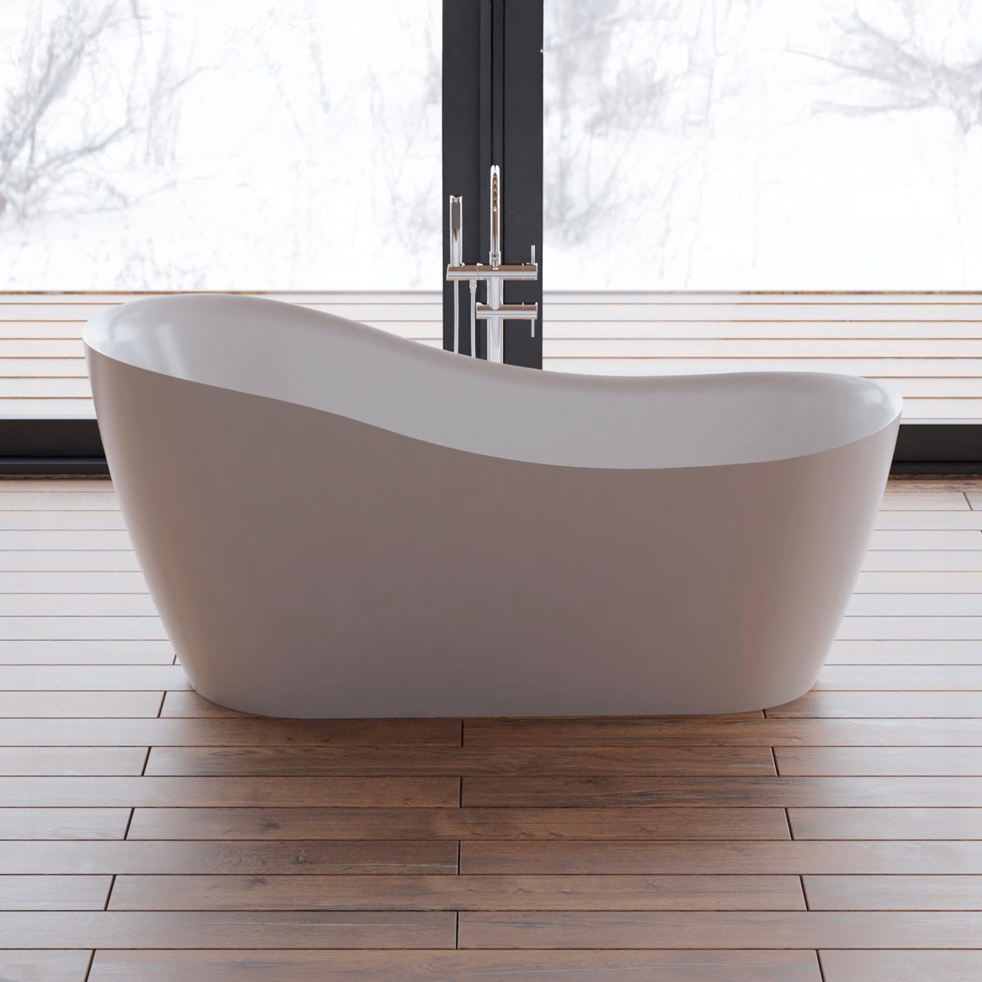 SPALINA Jazz - Bañera exenta Rectangular L. 170 x l. 78 cm