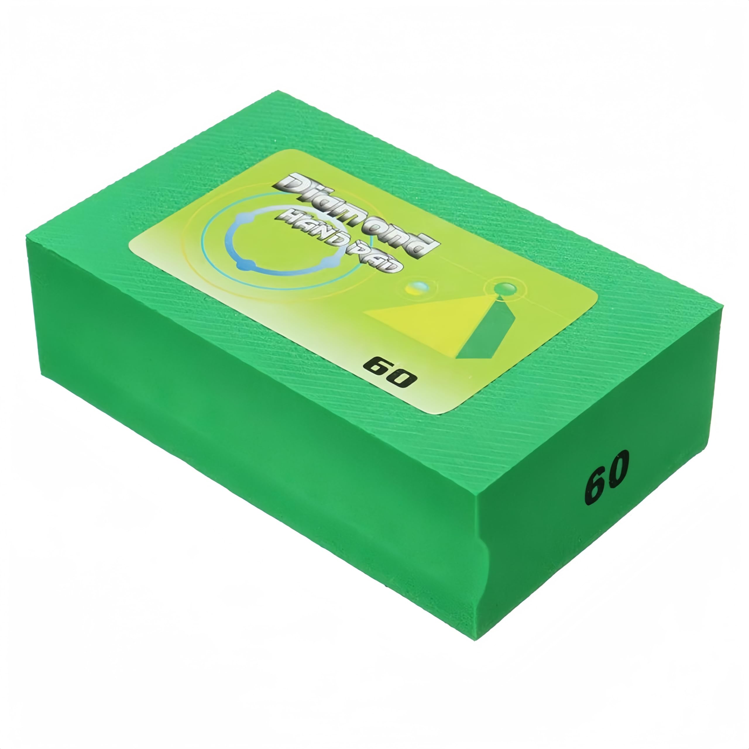 Machswon 1 Pc Diamond Sanding Blocks Hand-Held Pad Polishing Grinding Block For Glass Granite Concrete Marble 60 Grit