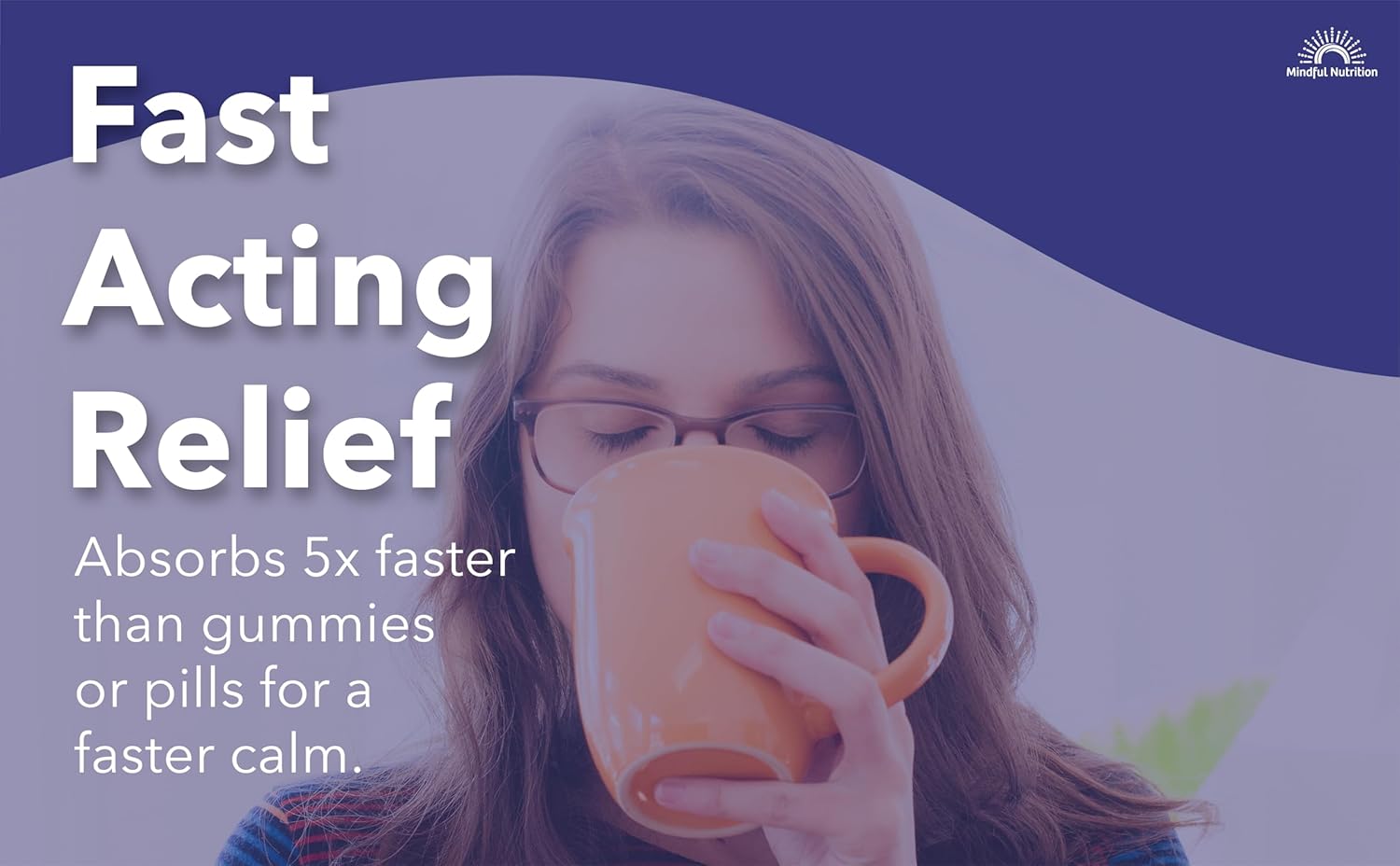 Mindful Nutrition Mindful Calm Sugar Free Hot Chocolate Mix - 40 Servings - Anti-Stress Drink Mix Powder Sleepy Cocoa Nighttime Relaxation Natural Sleep Aid - Image 4