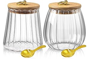 Sugar and Coffee Container Set of 2: 25 Fl Oz and 22...