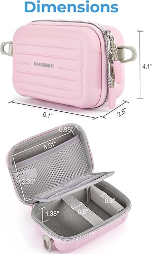 Miniatura 6 de BAGSMART Funda para cámara digital, protección contra caídas y impactos, bolsa para cámara pequeña, funda impermeable con múltiples formas de