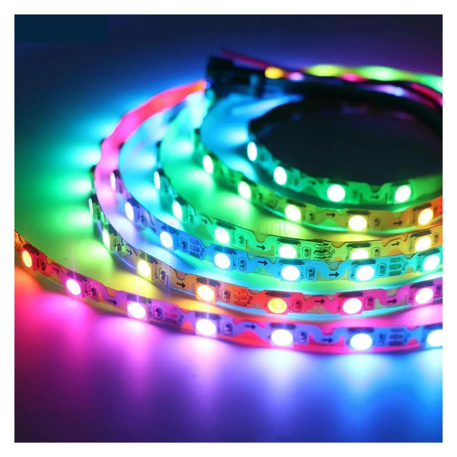 6 mm schmaler S-förmiger LED-Streifen WS2812B SK6812 5050 3535 adressierbare Pixel 60/84 LEDs/M DC5 V 12 V(12V SK6812 60LEDS-M_5M)
