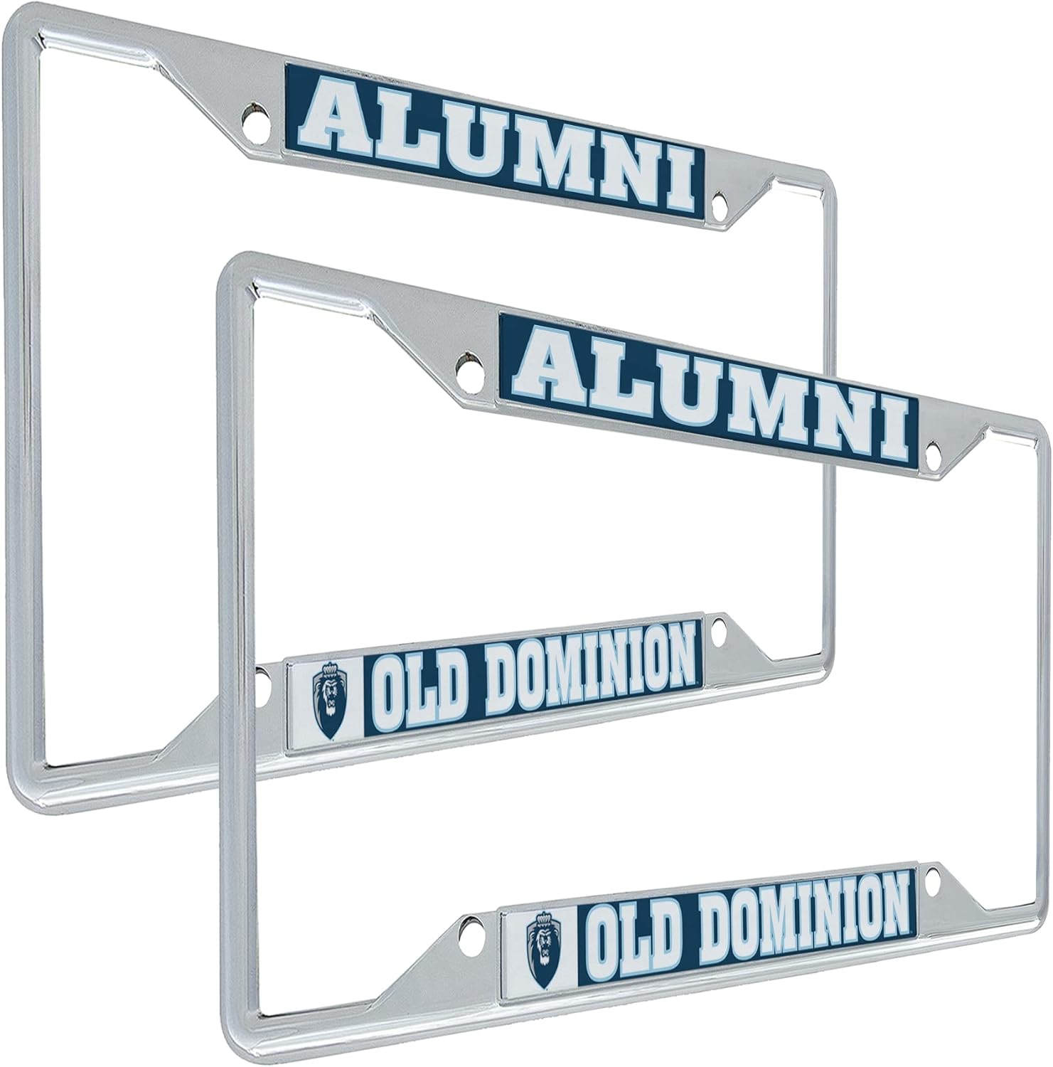 Desert Cactus Old Dominion University License Plate Frame Car Tag Holder for Front or Back of Car Officially Licensed Metal (Alumni 2-Pack)
