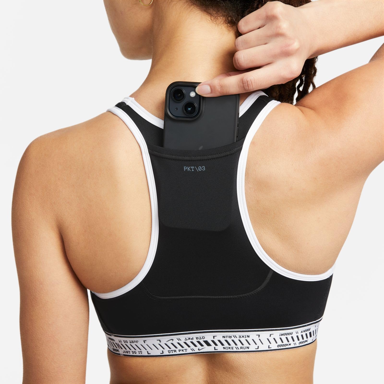 NIKE Biustonosz sportowy Women's W Nk Swsh On The Run Bra