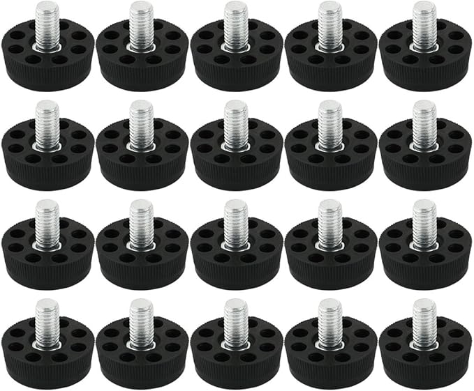 20x M3x16mm Flügelschrauben Gerändelt | Runde Kopf Schrauben Aus Stahl - Einfach Von Hand Anzuziehen