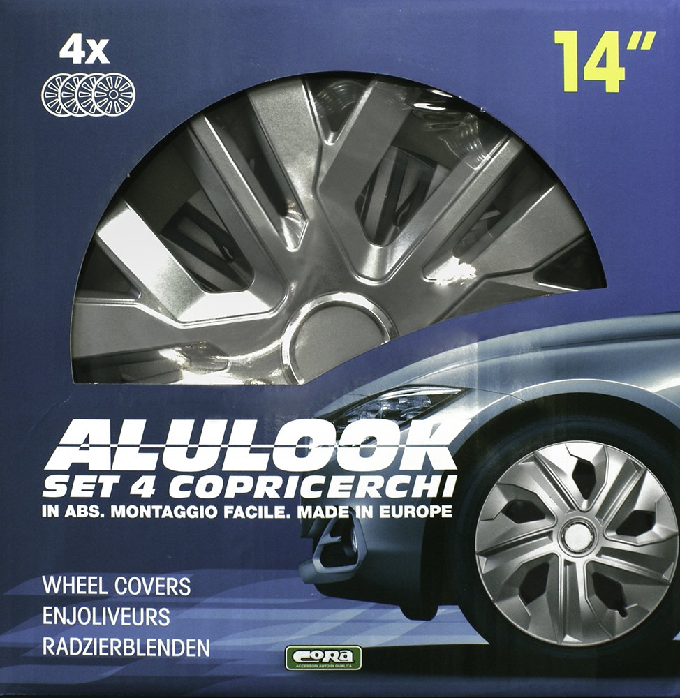 CORA 41344 Box 4 Alulook Raven Copricerchi, 14"