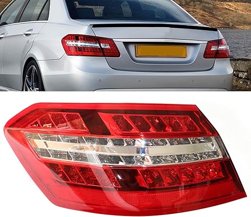 Miniatura 2 de InSyoForeverEC Conjunto de luces traseras para Mercedes-Benz 2010-2013 Clase E Sedan E350 E550 E63 AMG, lámpara LED, luces de freno traseras de