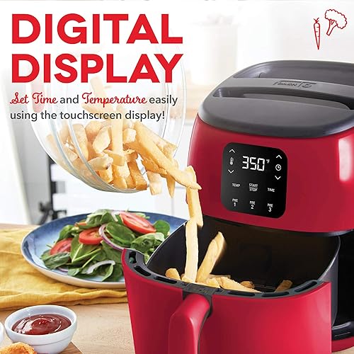 Miniatura 4 de DASH Tasti-Crisp - Freidora de aire digital con tecnología AirCrisp preajustes personalizados control de temperatura y función de apagado automático