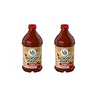Vista 7 de V8 Bloody Mary Mix, jugo de verduras para cócteles Bloody Mary, botella de 46 onzas líquidas