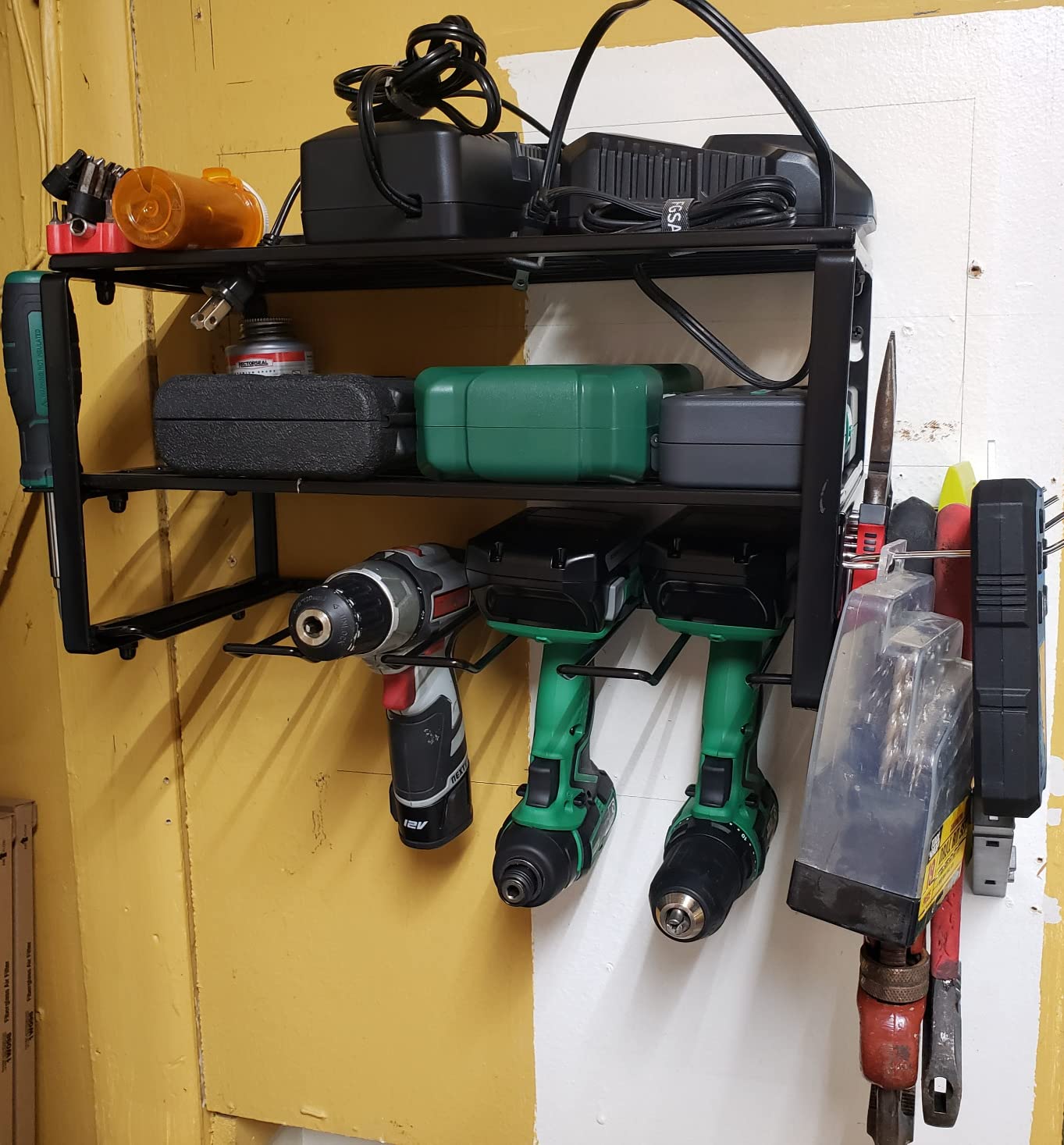 7/mo Finance Power Tool Organizer Storage Utility Rack , Heavy Duty