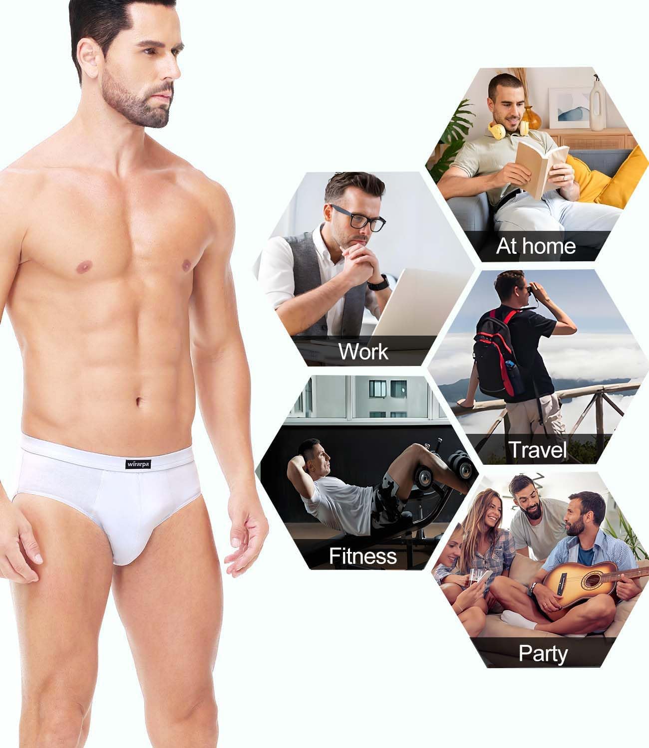 wirarpa mens Men's Briefs Underwear - Image 5