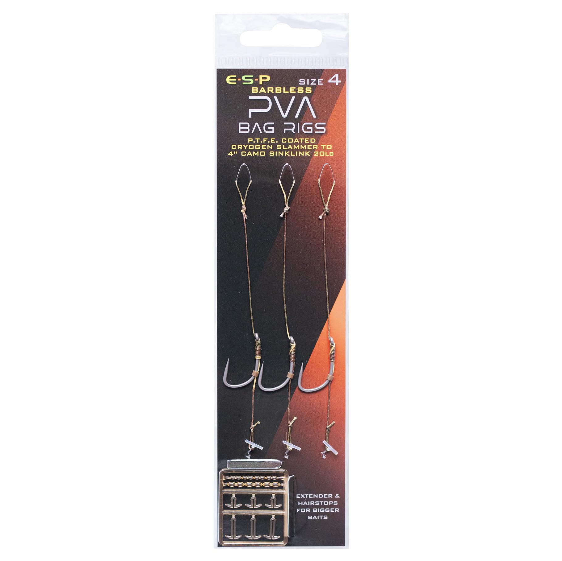 ESP PVA Bag Rig Size 4 Barbless