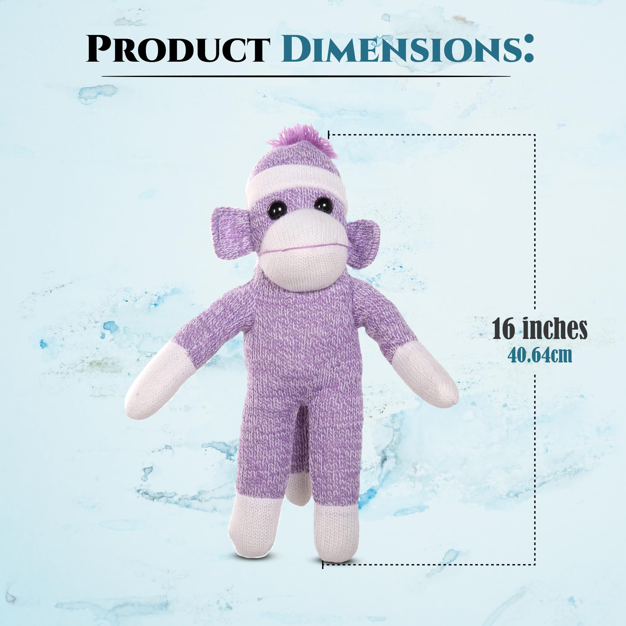 Amazon.com: Plushland Adorable Sock Monkey, The Original