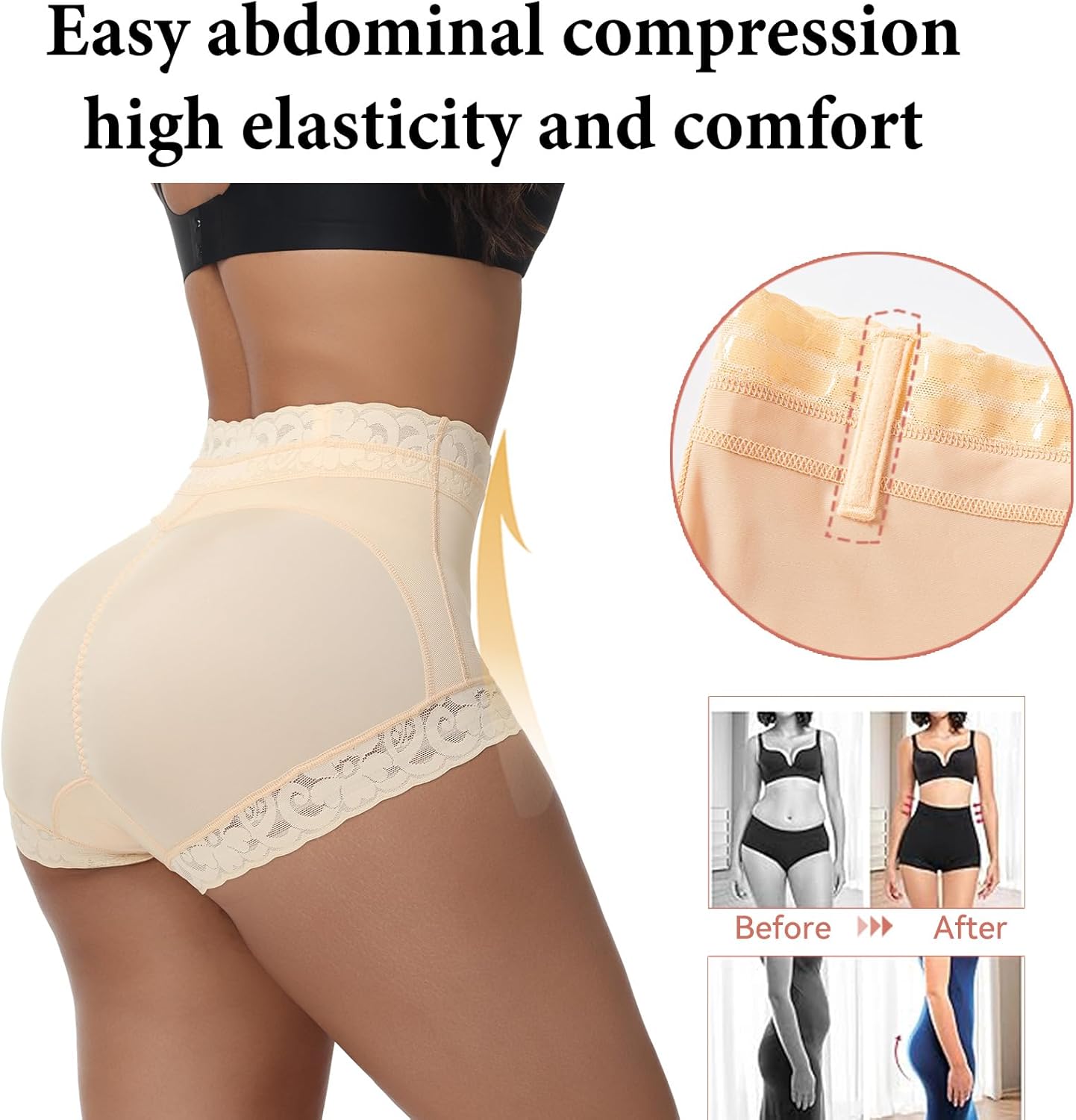 Pehhim Women butt lifter panties Lace Tummy Control Shapewear Shorts Fajas Colombianas Moldeadoras Comfortable underwear - Image 6