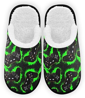 Colorful Video Game Slippers Soft Non-Slip Indoor Women Men House Slippers Home Shoes