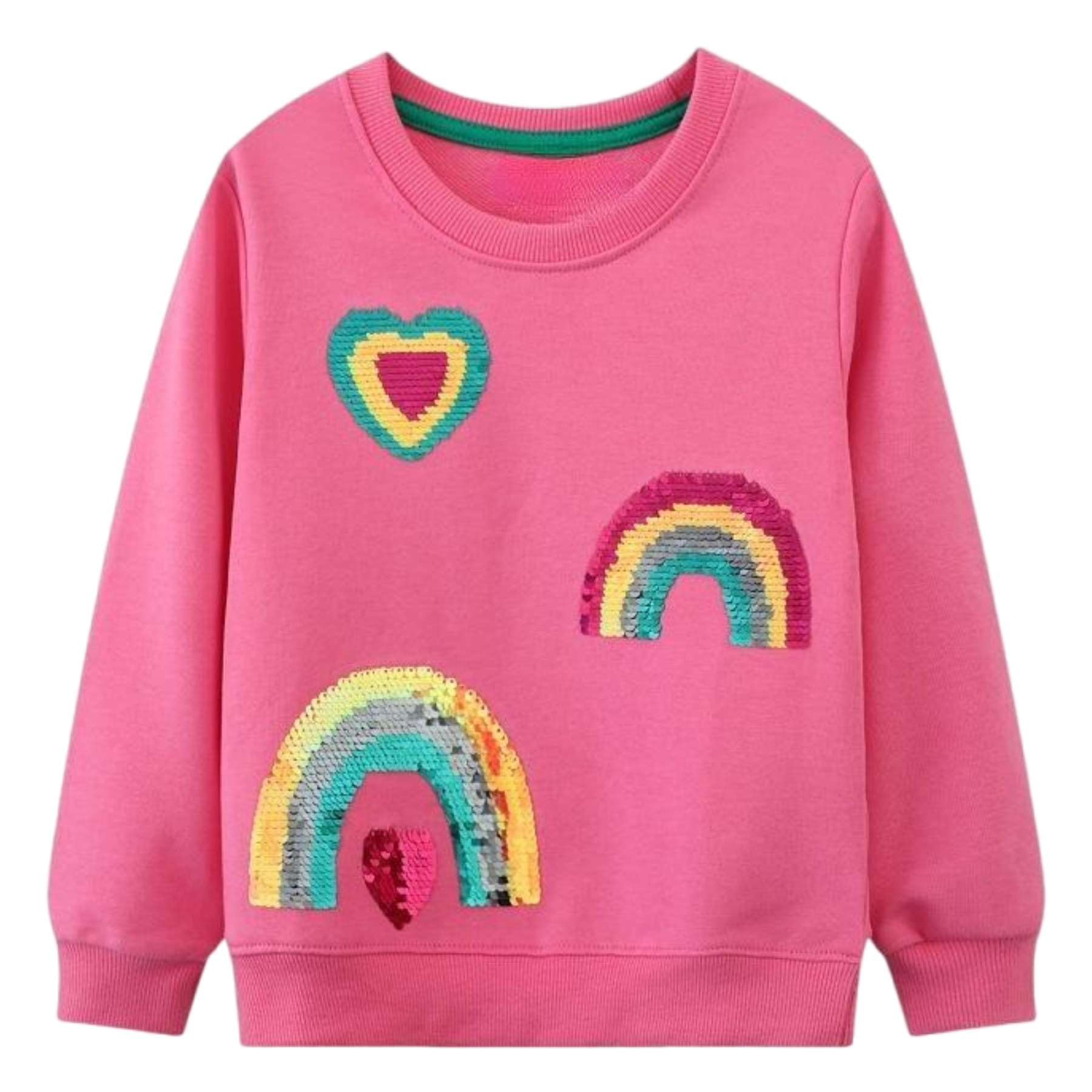 Winzik Toddler Sweatshirt Kids Baby Girls Christmas Sweatshirt Crewneck Pullover Long Sleeve Sweatshirts 1-7 Years