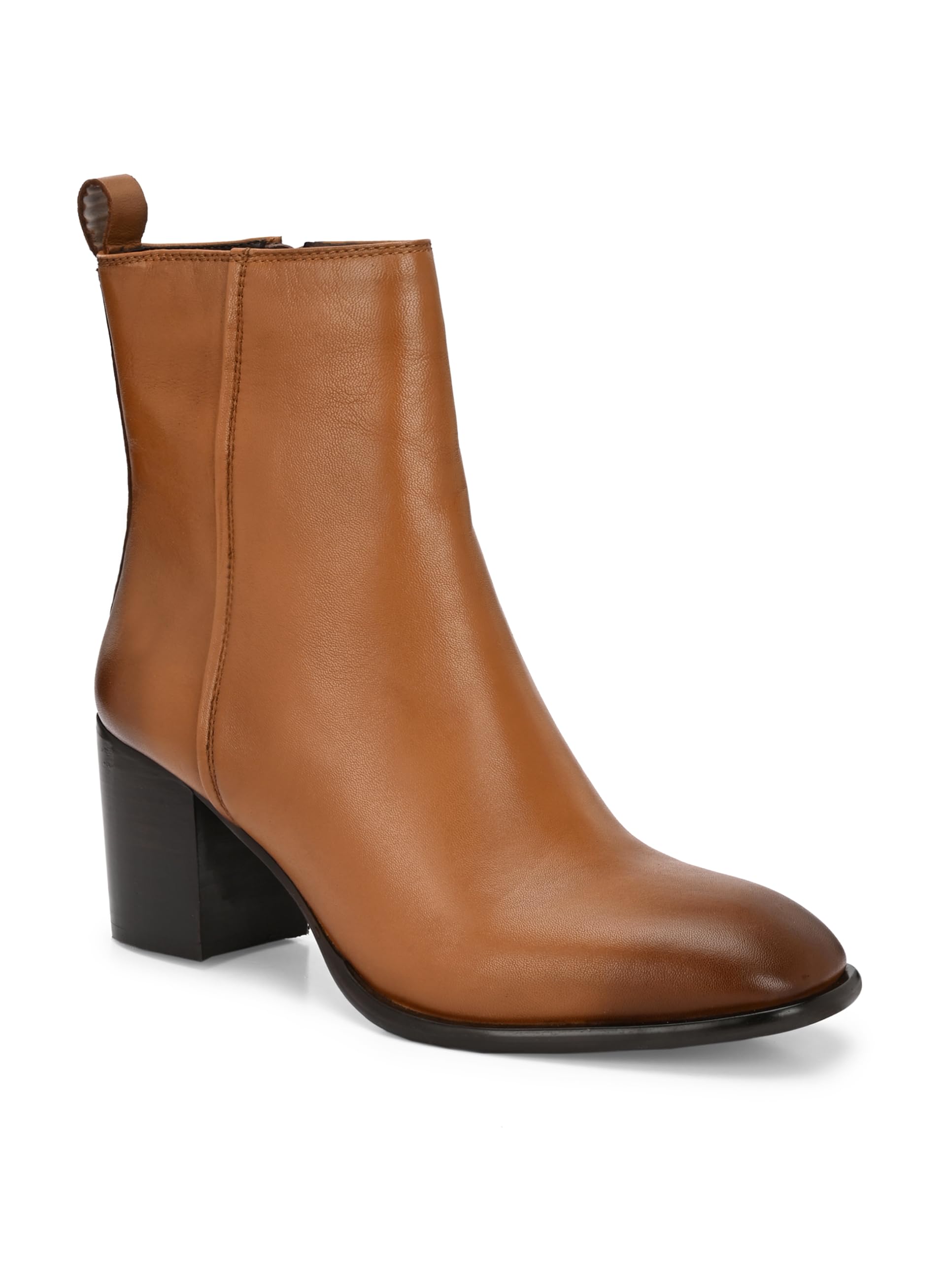 BLAZE Women's Leather Chelsea Boots | Slip-On & Zip Ankle Booties | Stylish, Comfortable Footwear for Casual & Everyday Wear-image-5