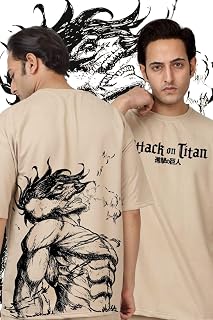 Men's Oversized T-Shirt | Cotton Blend FabricFit Graphic Print T-Shirt_GP-OT Price In India