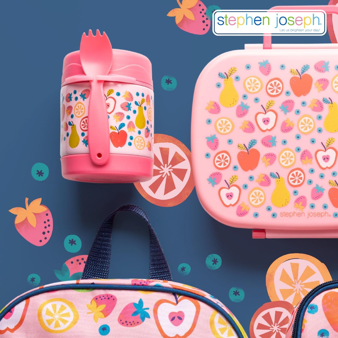 Stephen Joseph, 10oz Vacuum Sealed Insulated Food Jar for Hot Food, Lunch Thermo Kids Food Jar with Spork, Leak Proof Stainless Steel Wide Mouth Lunch Food Thermo Jar for School, Farm - Image 6