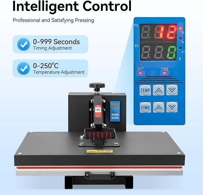 Termofijadora Bacacoo Smart 1800W 110V, Placa 16x24 Pulgadas, Control Digital miniatura 3