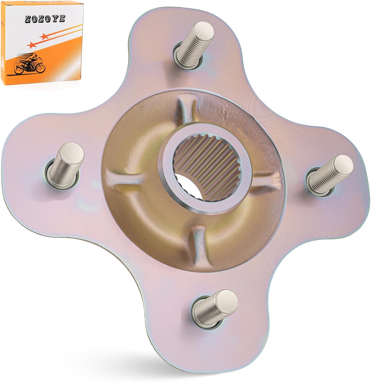 Rear Wheel Hub for Yamaha Big Bear Wolverine Moto-4 Kodiak 350 400 YFM350 YFM400 Timberwolf Bear Tracker 250 YFM250 YFB250 1987-2006 2HR-25383-01-00