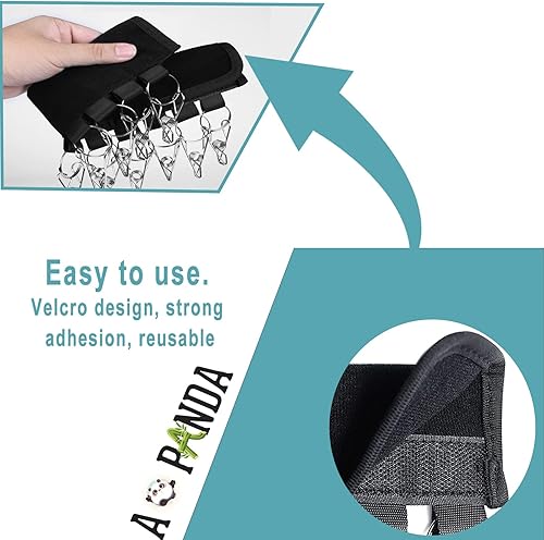 Miniatura 6 de AOPANDA Organizador de sombreros para gorras de béisbol, soporte organizador de sombreros para percha y armario de habitación, percheros para gorras