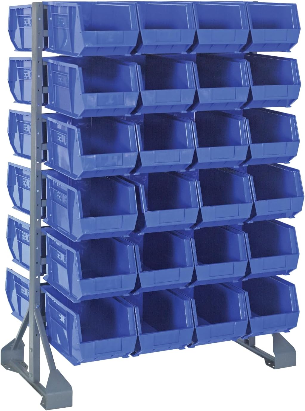 Quantum HNS230BK Hanging Rail System, 10-7/8-Inch by 5-1/2-Inch by 5-Inch, Black, Set of 6 bins and 2 rails