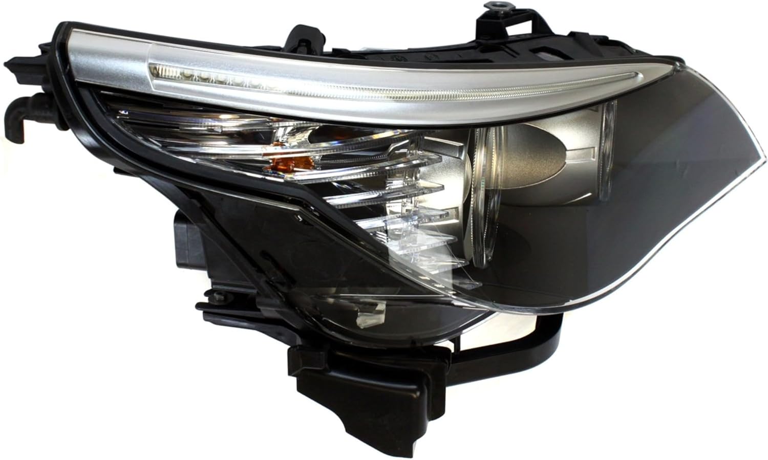 Garage-Pro Driver and Passenger Side Headlight for BMW 528i 2008-2010 Base Except Models w/Xenon; Halogen With bulb(s); Replaces# 63127177732, 63127177731