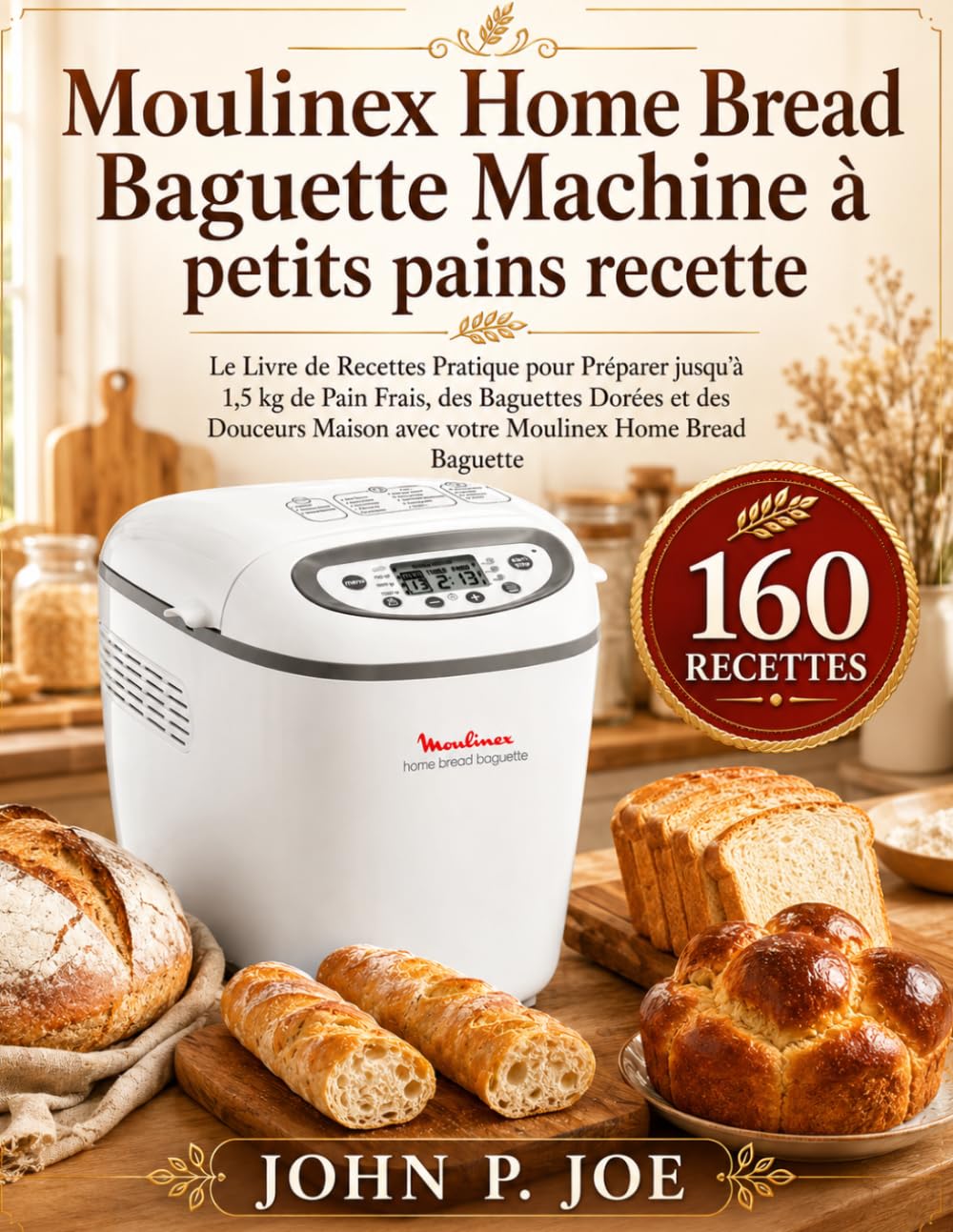 Moulinex HoMe Bread Baguette MacHine à petits pains recette: Le Livre de Recettes Pratique pour Préparer jusqu’à 1,5 kg de Pain Frais, des Baguettes ... avec votre Moulinex Home Bread Baguette
