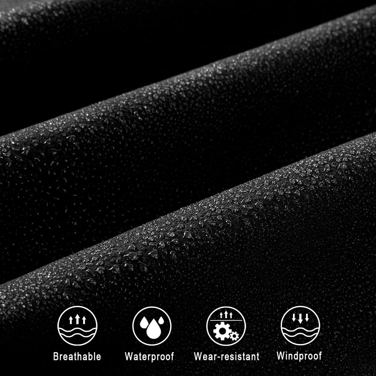 Women Waterproof Hooded Rain Jacket Outdoor Long - Image 5