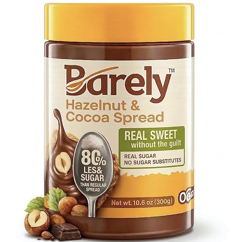 Hazelnut & Cocoa Spread by Barely, Low Sugar & No