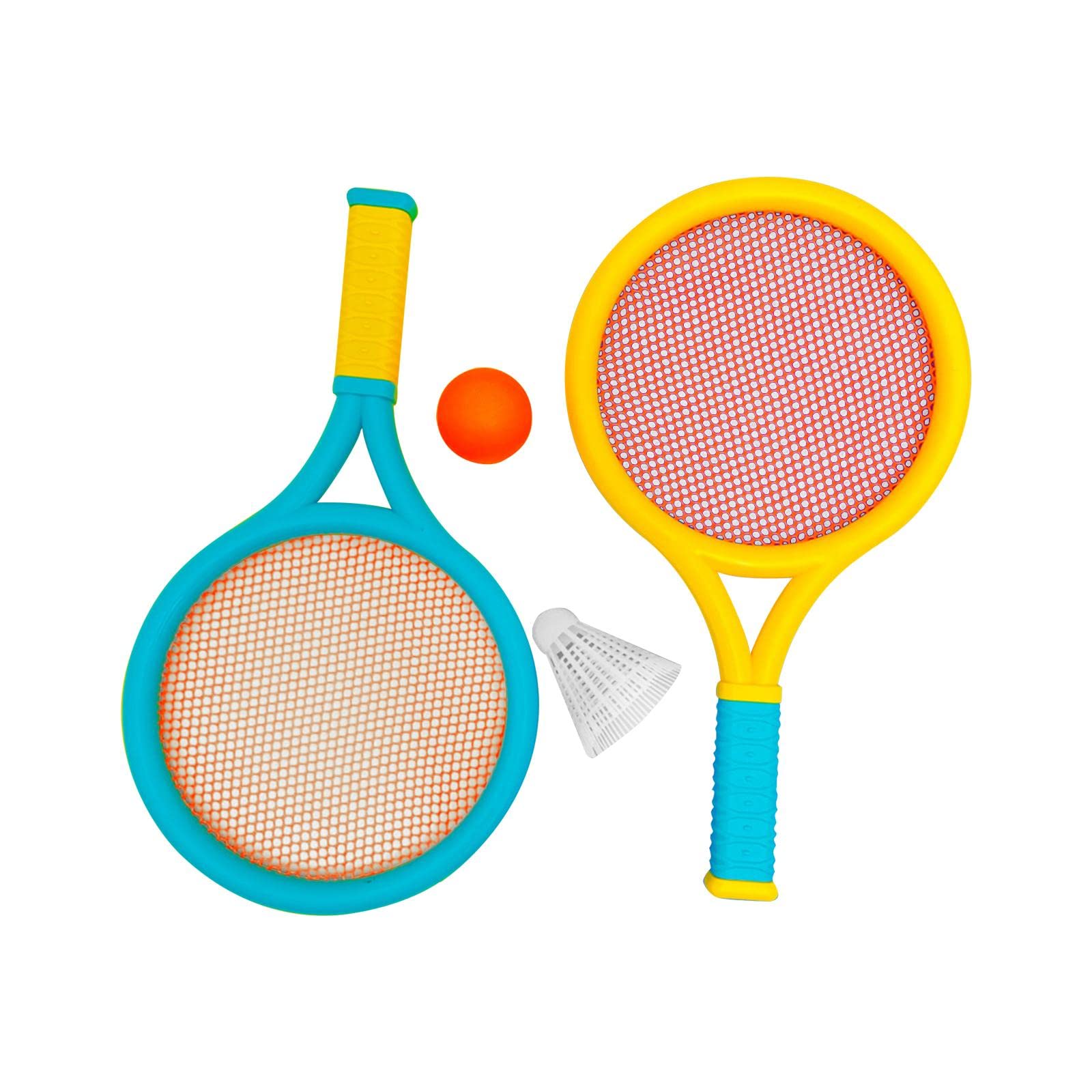 Amazon | kowaku スポンジハンドルバドミントンラケット付き4