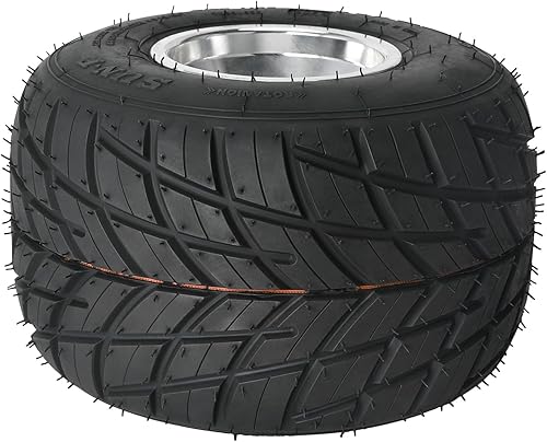 Miniatura 4 de Neumáticos de lluvia sin cámara de 11 x 7.10-5 11 x 7.10 x 5, neumático trasero Go Kart de 5 pulgadas Race 4 PR, neumático de goma de 3 pernos para
