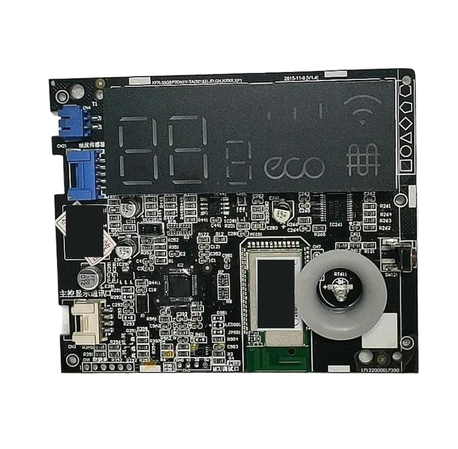 1pcs 17122000017390 air Conditioning Display Remote Control Receiving Board KFR-35G/BP2DN1Y-TA(32183)(Single Display)