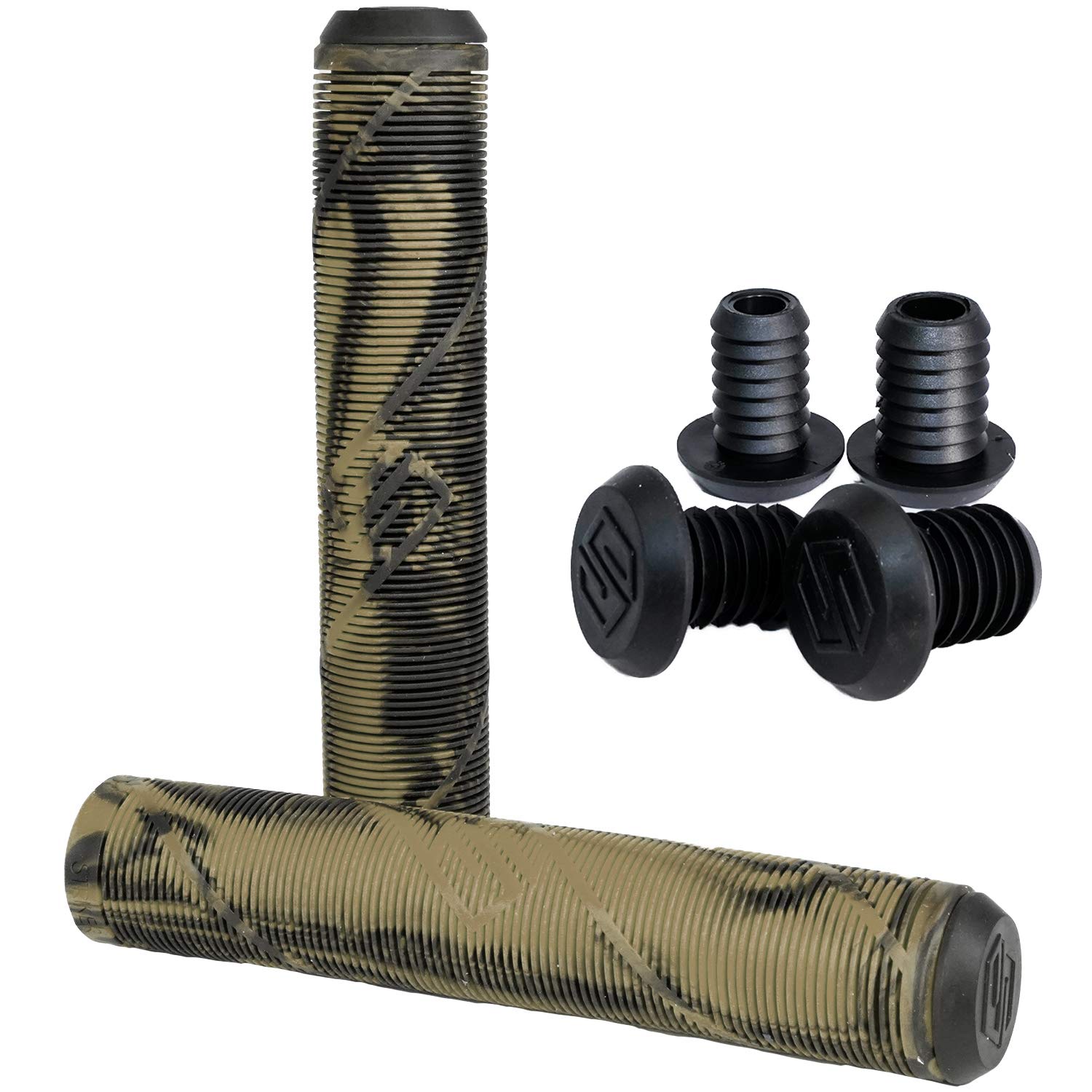Striker Scooter Puños Patinete Freestyle (Negro/Oro)