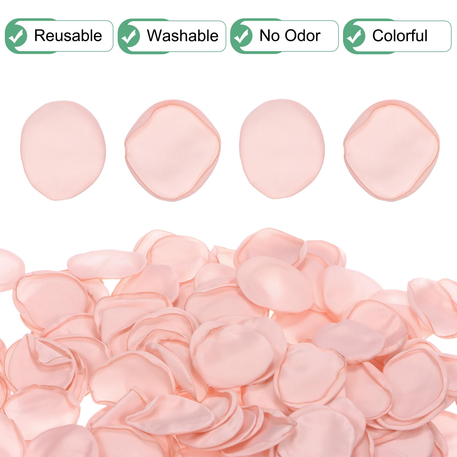 M METERXITY 600-Pack Silk Artificial Flower Rose Petals - Image 2