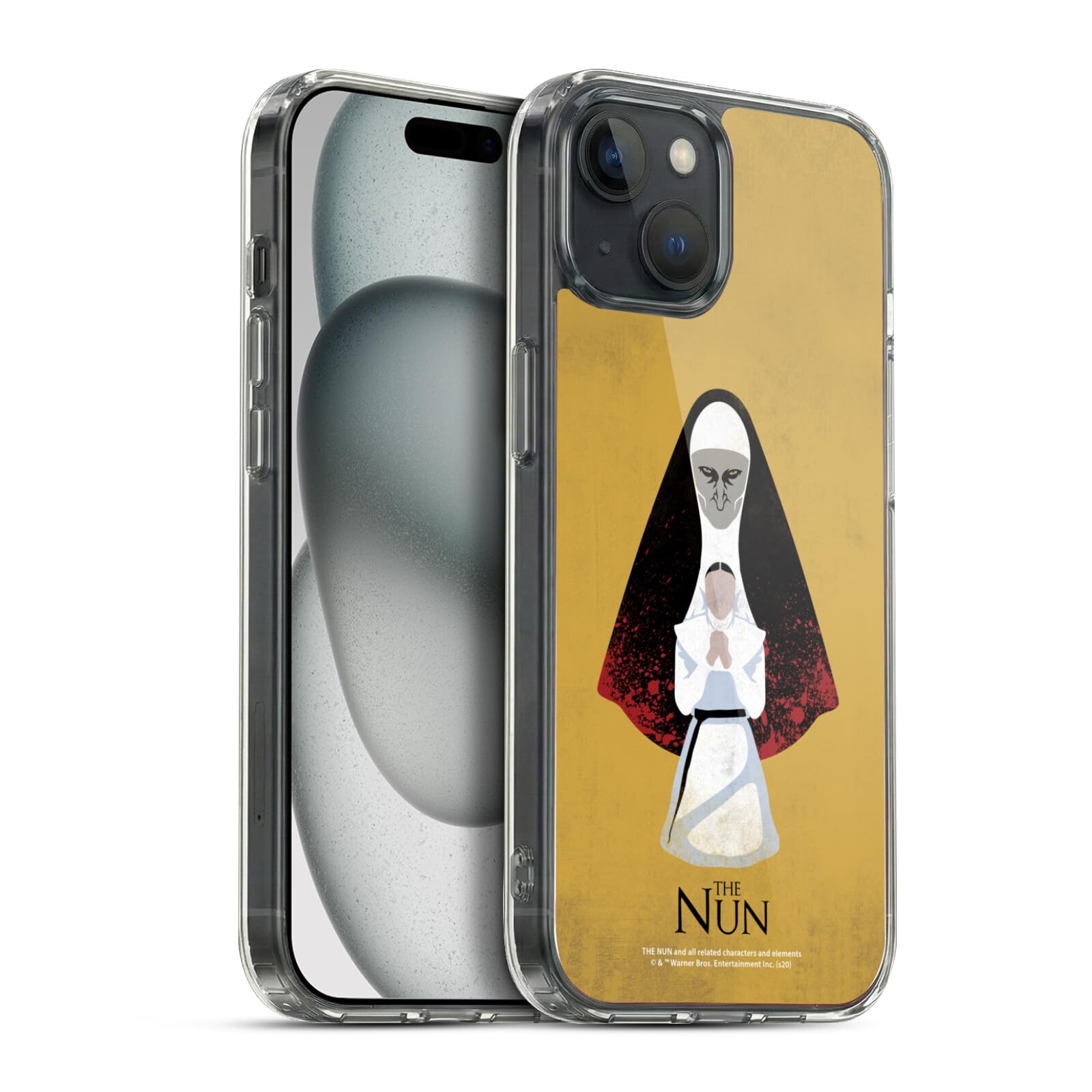 Funda Valak iPhone 15 Plus silicona flexible original de la película The Nun 7