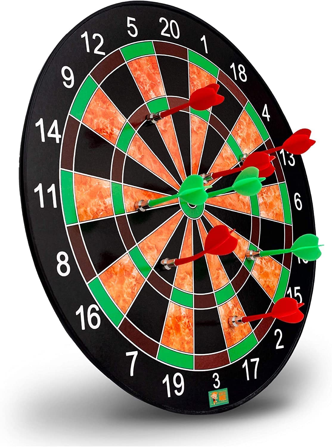 Aarvi Dartboard Board Game Set Bullseye Dart Board with 6